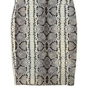 J.Crew No 2 Pencil Snake Print Pencil Skirt size 2 NWT